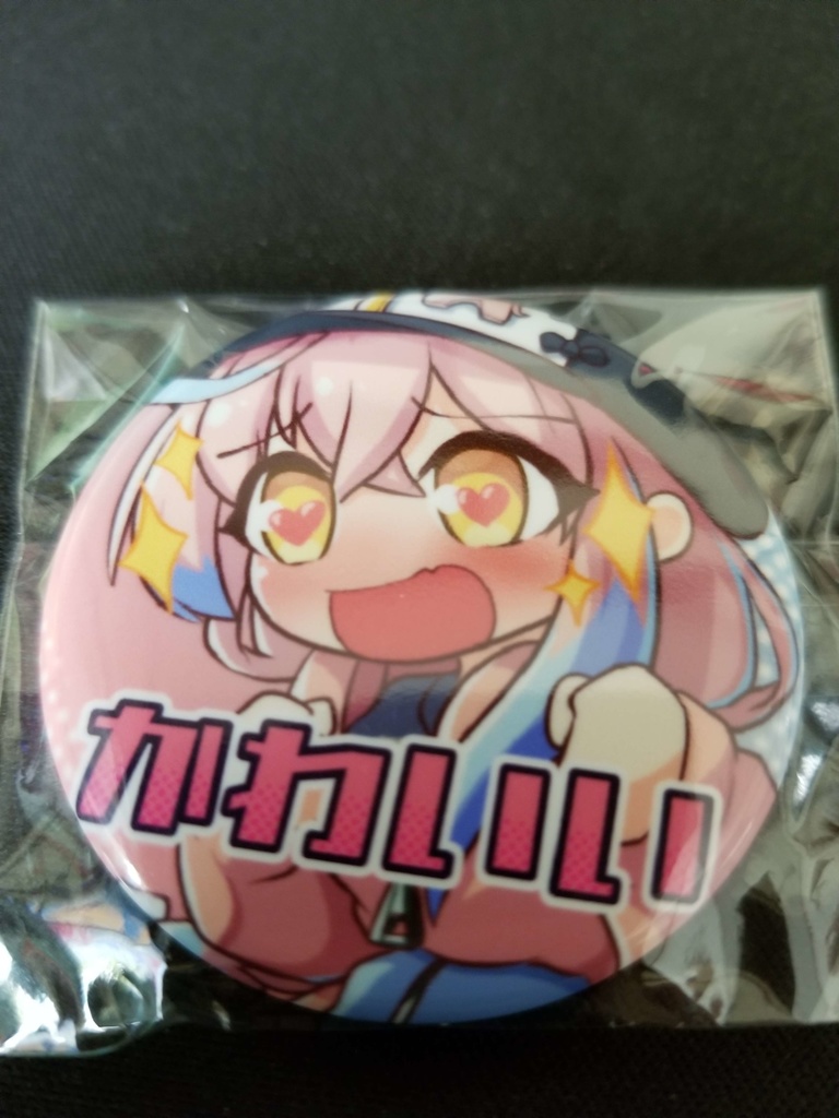 尾張なな缶バッジ「かわいい」