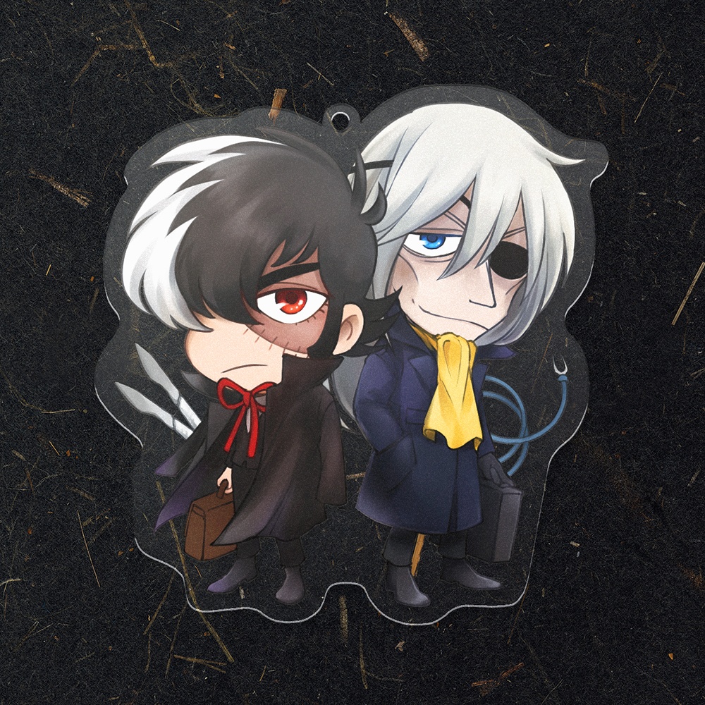 ふたりの黒い医者アクリルキーホルダー