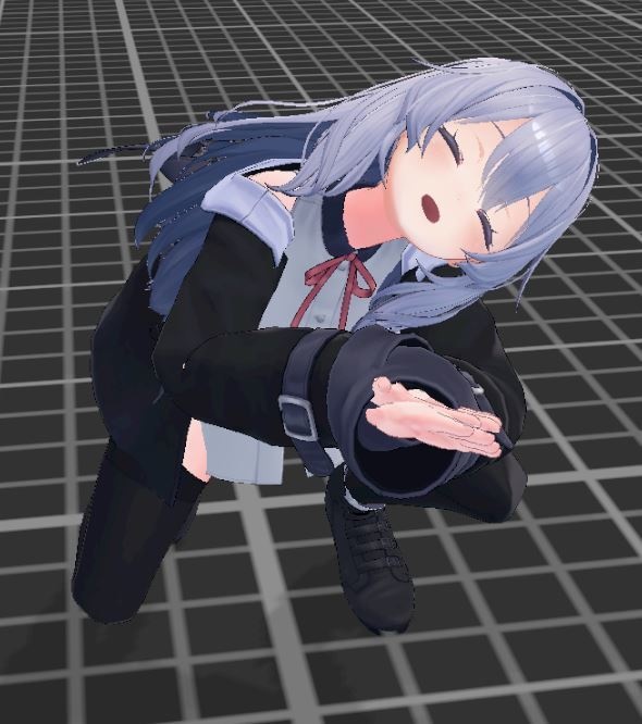 【無料】フレンドがよくやってるポーズ④「VR着けたまま寝落ち2」