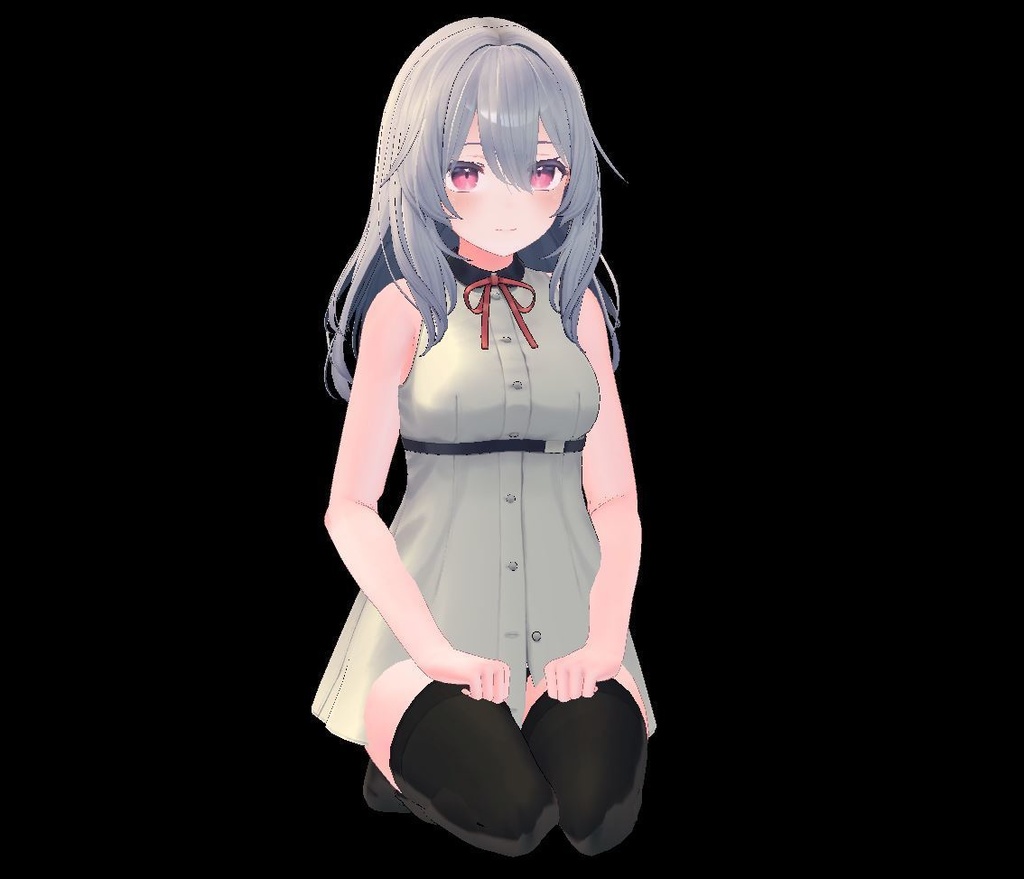 【無料】フルトラじゃないと出来ないけど足トラッカーが床に当たるので結構やるの難しいポーズ(正座)