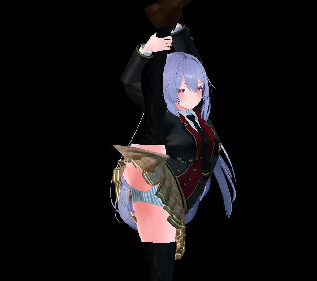 【無料】柔軟トレーニングを積んだ新体操部の女の子にやって欲しいバランスポーズ(I字)