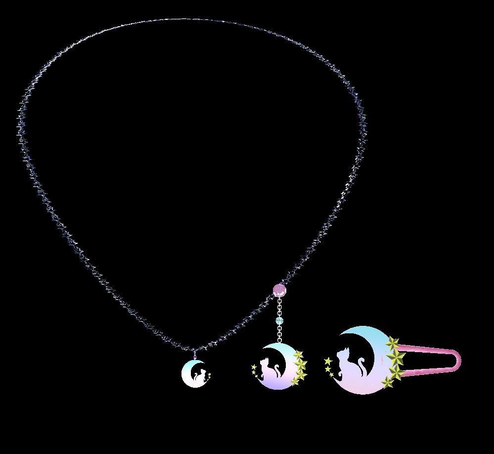 【VRChat向け】Cat Accessories Set【ネコちゃんアクセセット】