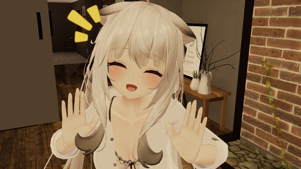 【舞夜用】寝起きシャツ - Sleepover front-opening shirt -