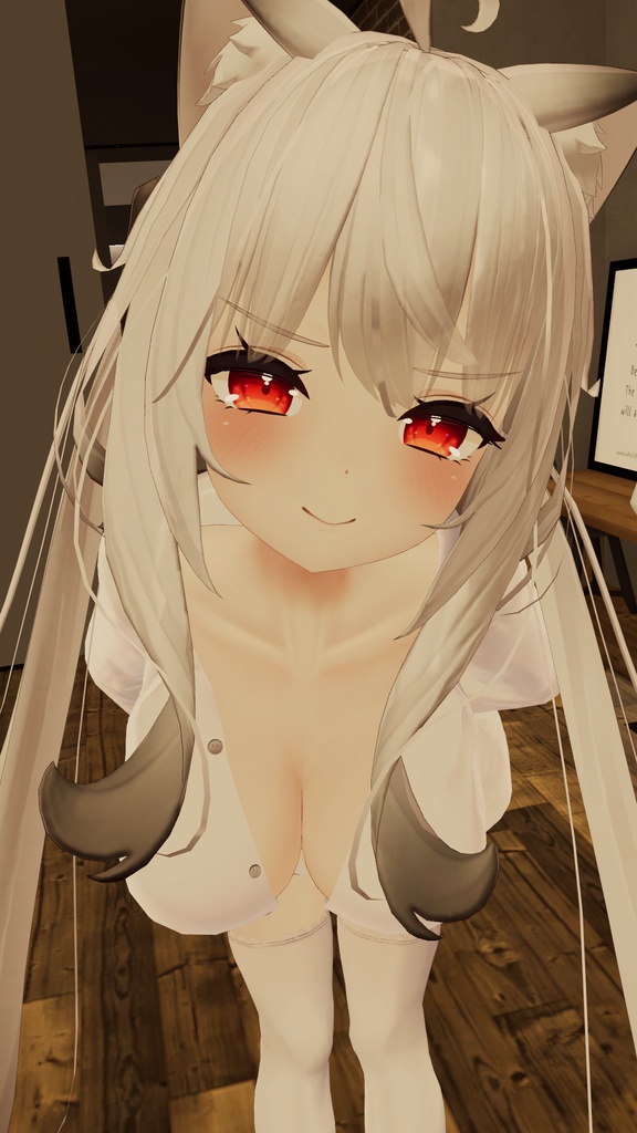 【舞夜用】寝起きシャツ - Sleepover front-opening shirt -