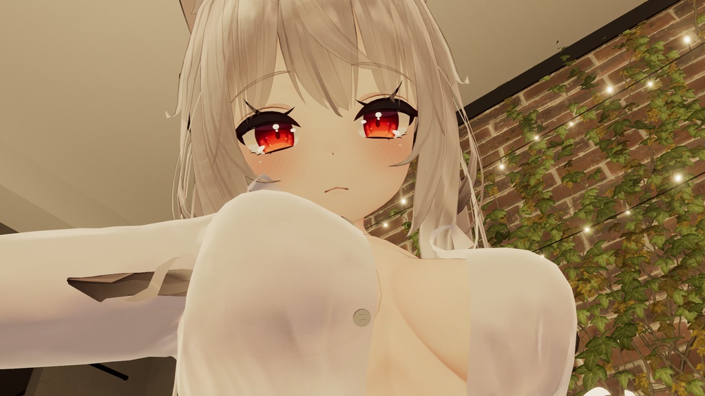 【舞夜用】寝起きシャツ - Sleepover front-opening shirt -