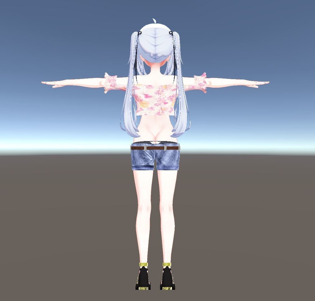 【サフィー用衣装】サフィーちゃんが夏の渋谷に遊びに行った時に着てるかもしれない服 - Sappy casual wear -