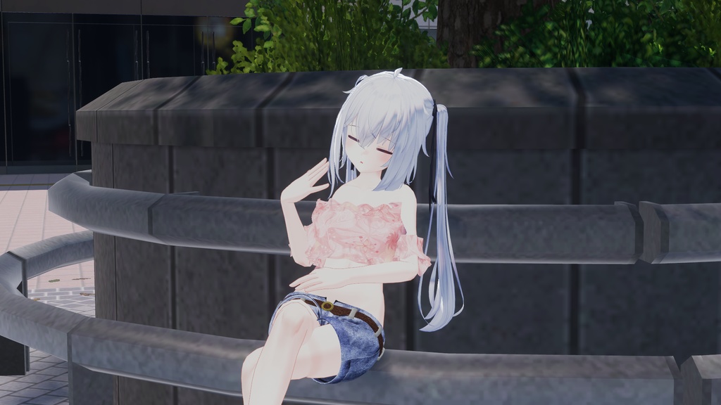 【サフィー用衣装】サフィーちゃんが夏の渋谷に遊びに行った時に着てるかもしれない服 - Sappy casual wear -