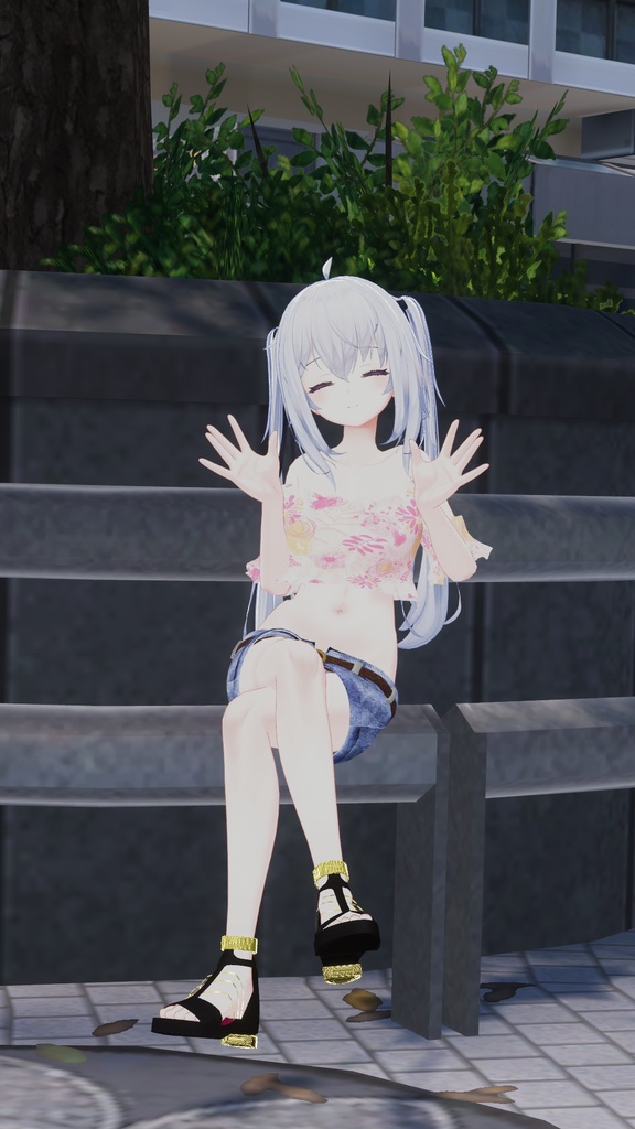 【サフィー用衣装】サフィーちゃんが夏の渋谷に遊びに行った時に着てるかもしれない服 - Sappy casual wear -