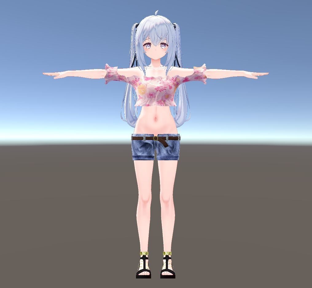 【サフィー用衣装】サフィーちゃんが夏の渋谷に遊びに行った時に着てるかもしれない服 - Sappy casual wear -