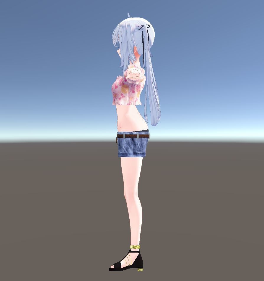 【サフィー用衣装】サフィーちゃんが夏の渋谷に遊びに行った時に着てるかもしれない服 - Sappy casual wear -