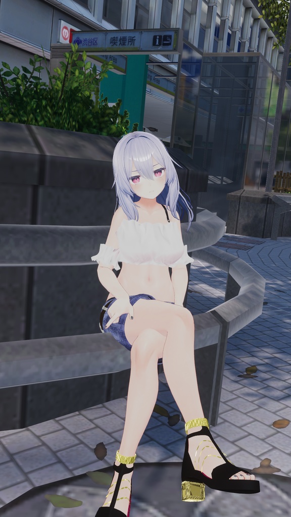 【桔梗用】桔梗ちゃんが夏の渋谷に遊びに行った時に着てるかもしれない服 - Kikyo casual wear -