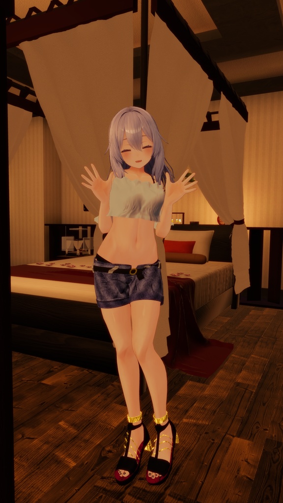 【桔梗用】桔梗ちゃんが夏の渋谷に遊びに行った時に着てるかもしれない服 - Kikyo casual wear -