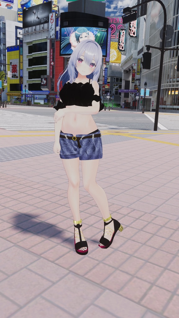 【桔梗用】桔梗ちゃんが夏の渋谷に遊びに行った時に着てるかもしれない服 - Kikyo casual wear -