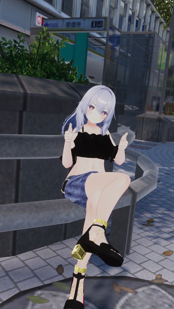 【桔梗用】桔梗ちゃんが夏の渋谷に遊びに行った時に着てるかもしれない服 - Kikyo casual wear -