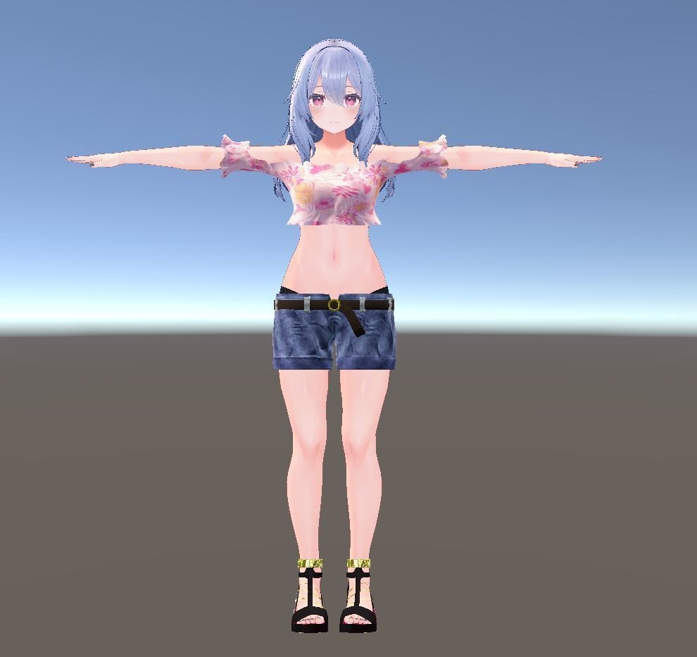 【桔梗用】桔梗ちゃんが夏の渋谷に遊びに行った時に着てるかもしれない服 - Kikyo casual wear -