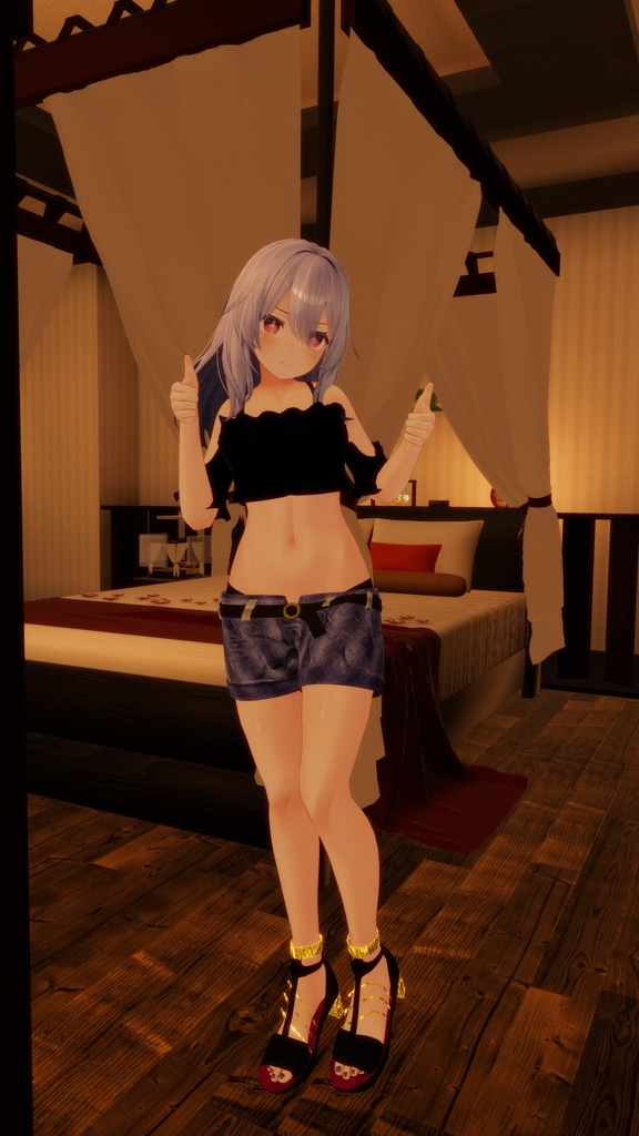 【桔梗用】桔梗ちゃんが夏の渋谷に遊びに行った時に着てるかもしれない服 - Kikyo casual wear -