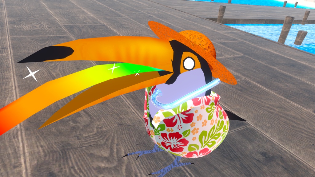 【オニオオハシ専用衣装】アロハスタイル - aloha style -