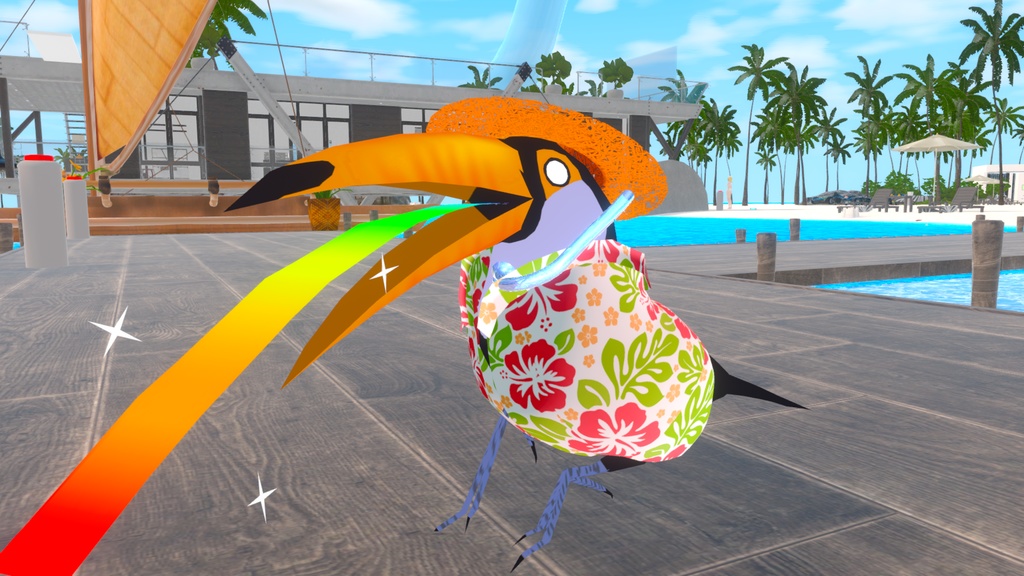 【オニオオハシ専用衣装】アロハスタイル - aloha style -