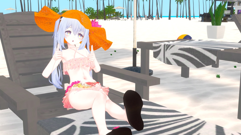 【サフィー用衣装】サマーバケーション(パレオ付き水着) - Summer Vaccation -