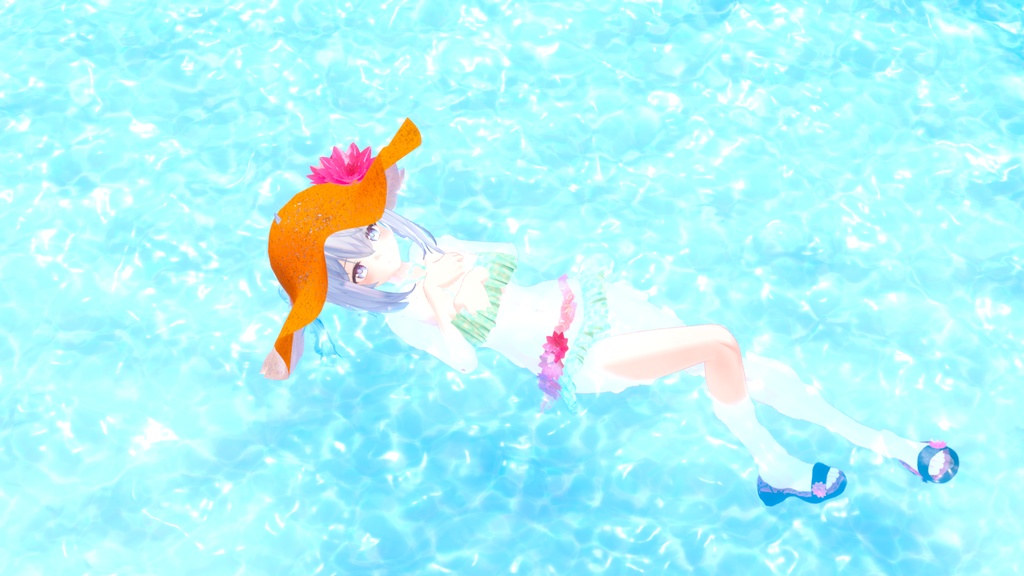 【サフィー用衣装】サマーバケーション(パレオ付き水着) - Summer Vaccation -