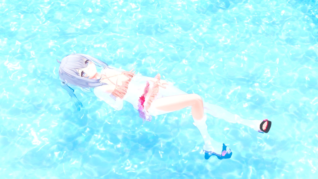 【サフィー用衣装】サマーバケーション(パレオ付き水着) - Summer Vaccation -