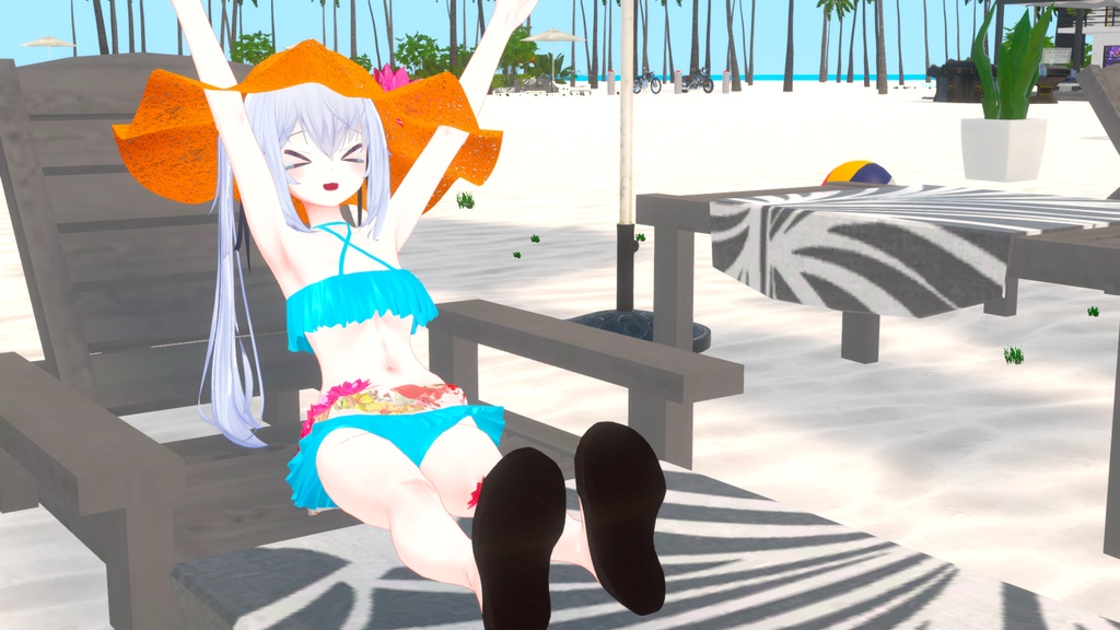 【サフィー用衣装】サマーバケーション(パレオ付き水着) - Summer Vaccation -