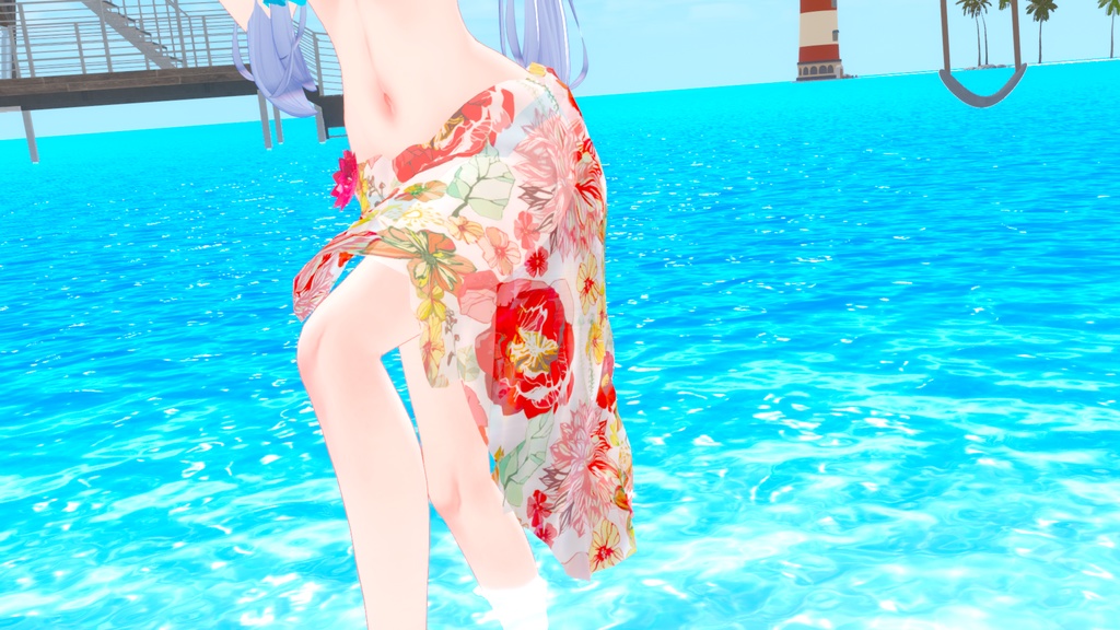 【サフィー用衣装】サマーバケーション(パレオ付き水着) - Summer Vaccation -