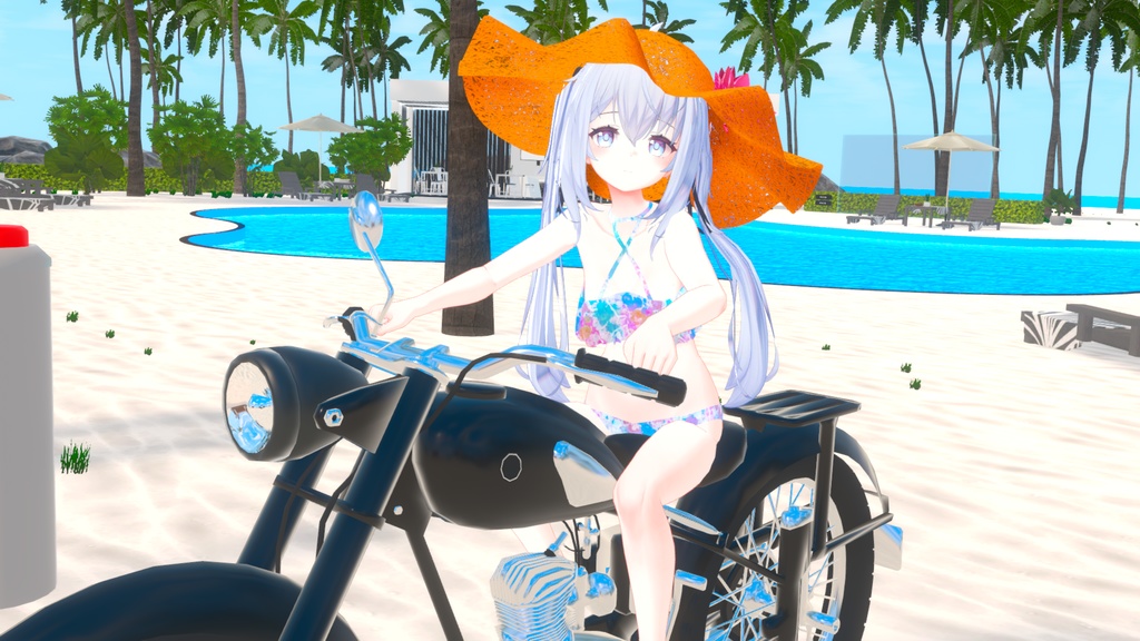 【サフィー用衣装】サマーバケーション(パレオ付き水着) - Summer Vaccation -