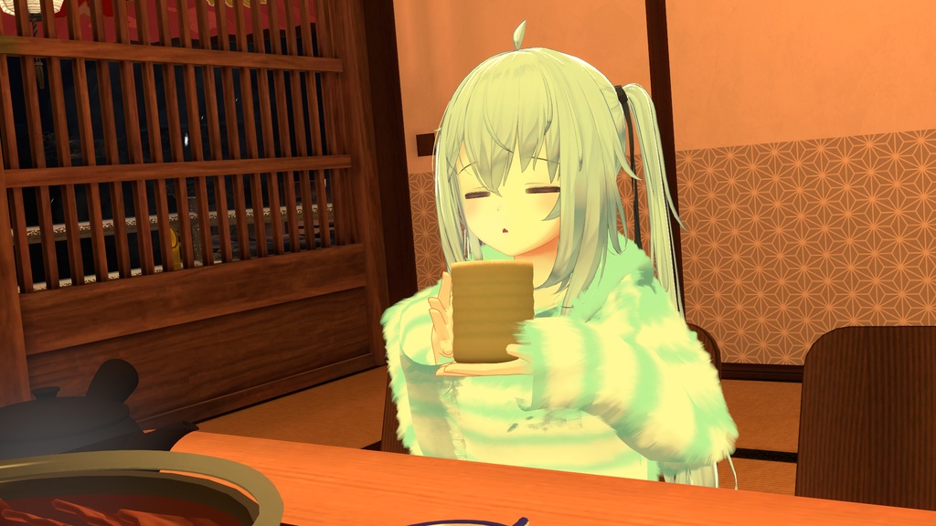 【サフィー用衣装】ゆるだぼパーカー(ウサ耳付き) ~テクスチャ17種~