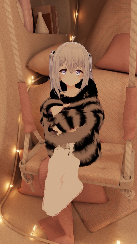 【サフィー用衣装】ゆるだぼパーカー(ウサ耳付き) ~テクスチャ17種~