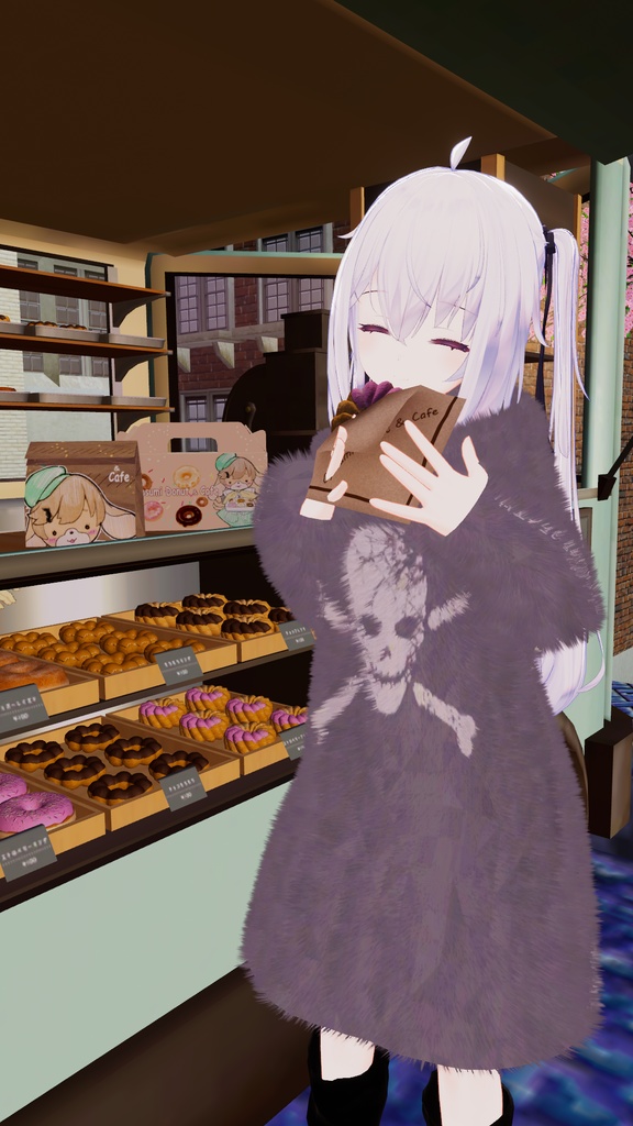 【サフィー用衣装】ゆるだぼパーカー(ウサ耳付き) ~テクスチャ17種~