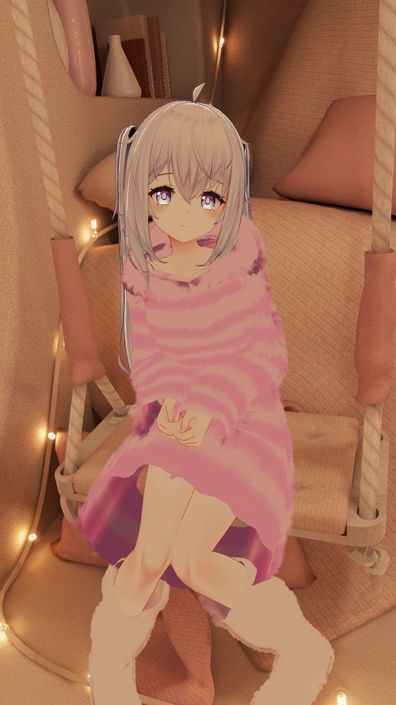 【サフィー用衣装】ゆるだぼパーカー(ウサ耳付き) ~テクスチャ17種~