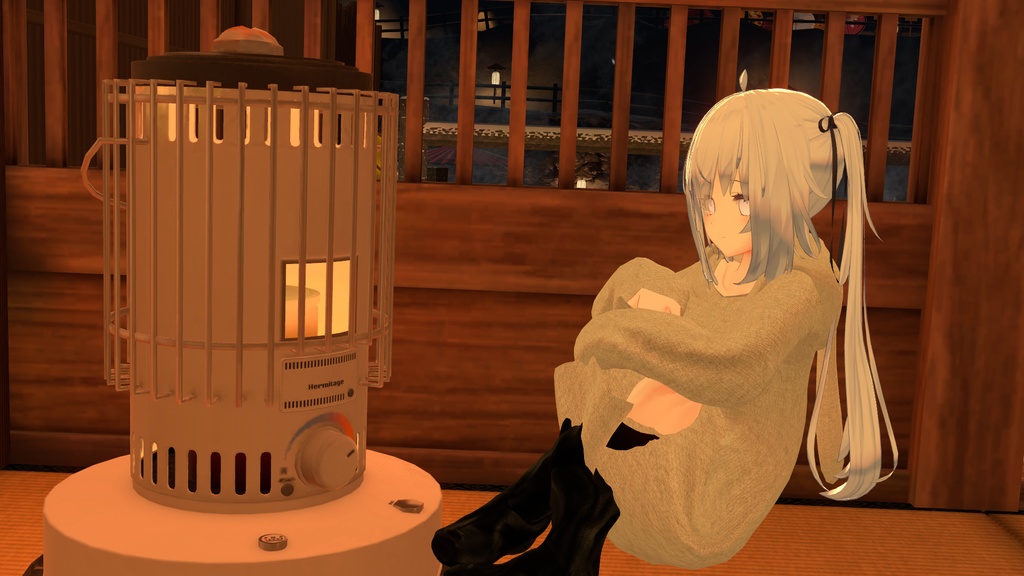 【サフィー用衣装】ゆるだぼパーカー(ウサ耳付き) ~テクスチャ17種~