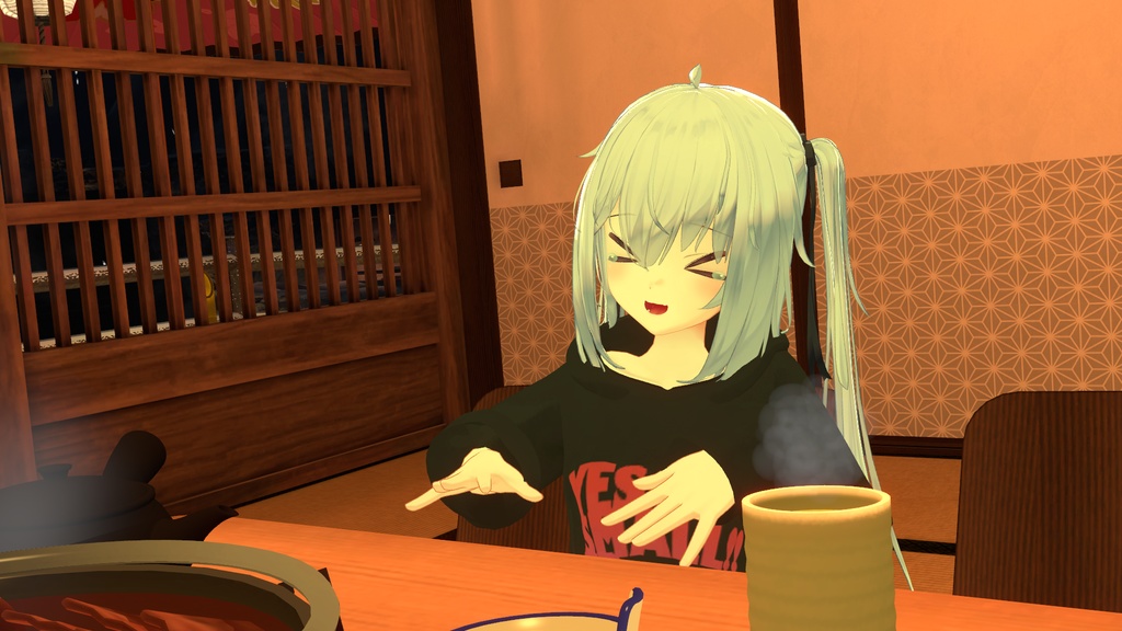 【サフィー用衣装】ゆるだぼパーカー(ウサ耳付き) ~テクスチャ17種~