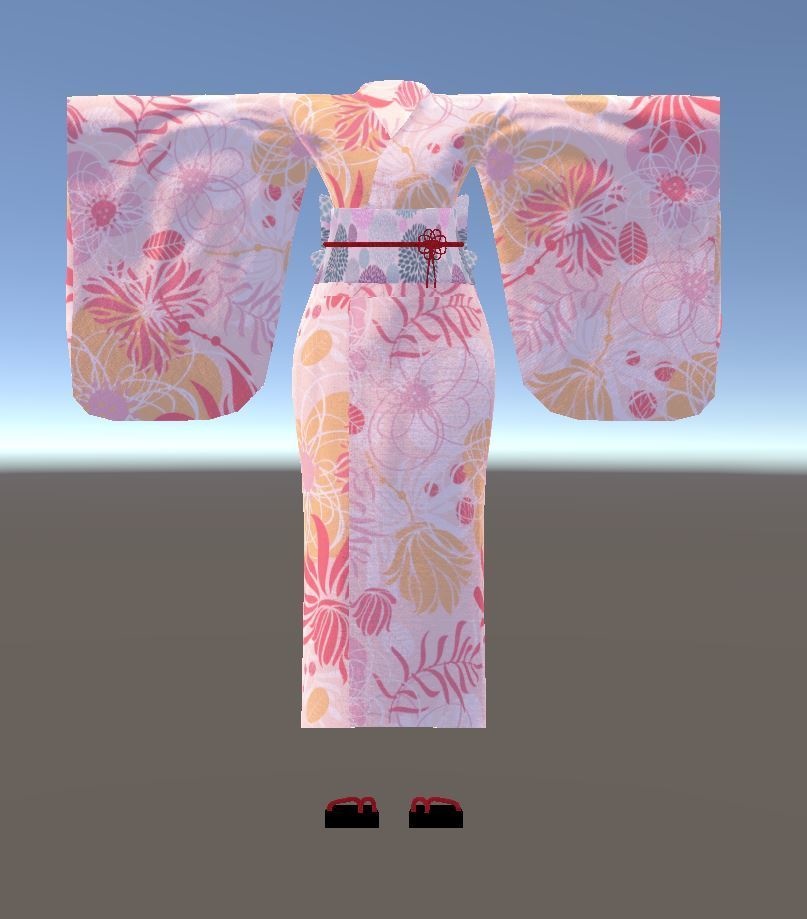 【エミスティアちゃん用衣装】ゆったり浴衣セット(小物類付き) ~ Yukata Set - for Emistia ~