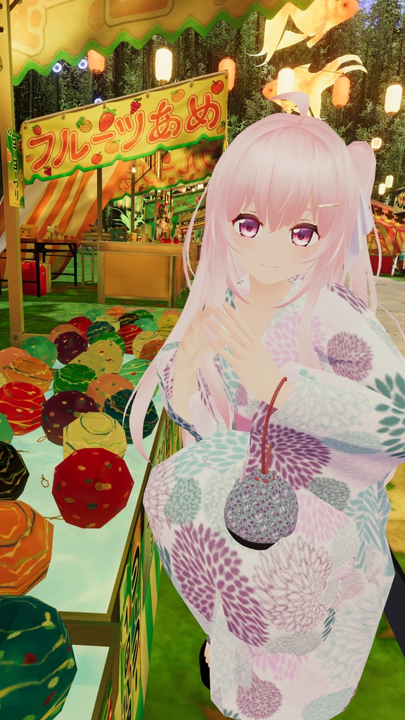 【エミスティアちゃん用衣装】ゆったり浴衣セット(小物類付き) ~ Yukata Set - for Emistia ~