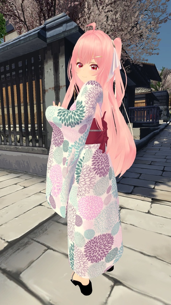 【エミスティアちゃん用衣装】ゆったり浴衣セット(小物類付き) ~ Yukata Set - for Emistia ~