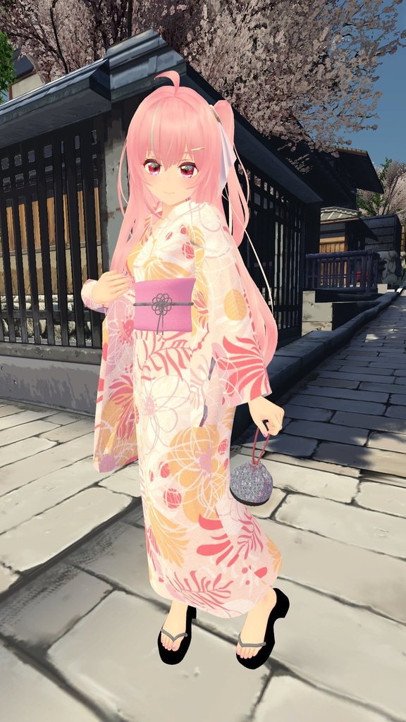 【エミスティアちゃん用衣装】ゆったり浴衣セット(小物類付き) ~ Yukata Set - for Emistia ~