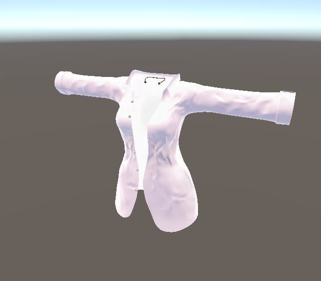 【ウユ用衣装】寝起きシャツ - Sleepover front-opening shirt -