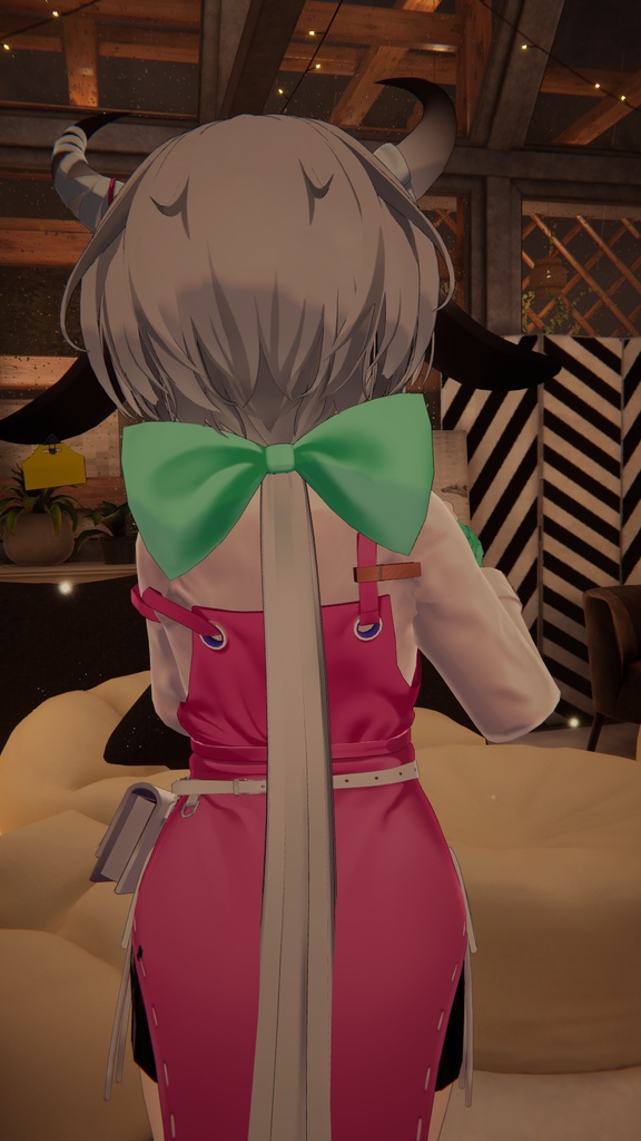 【ウユ用衣装】寝起きシャツ - Sleepover front-opening shirt -