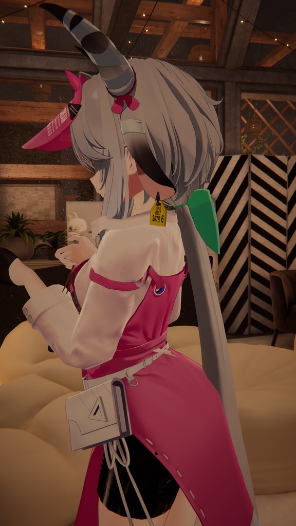 【ウユ用衣装】寝起きシャツ - Sleepover front-opening shirt -