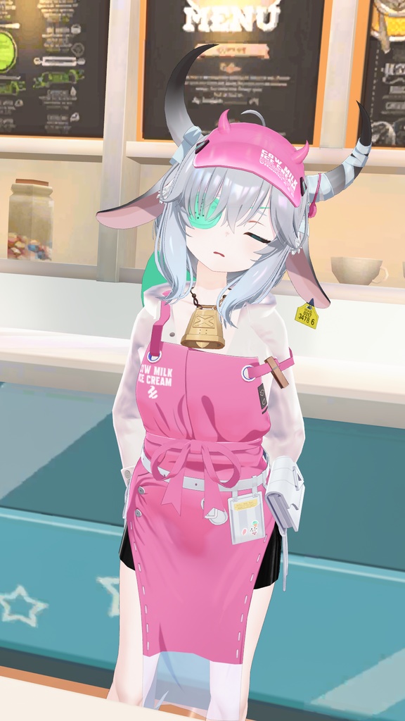 【ウユ用衣装】寝起きシャツ - Sleepover front-opening shirt -