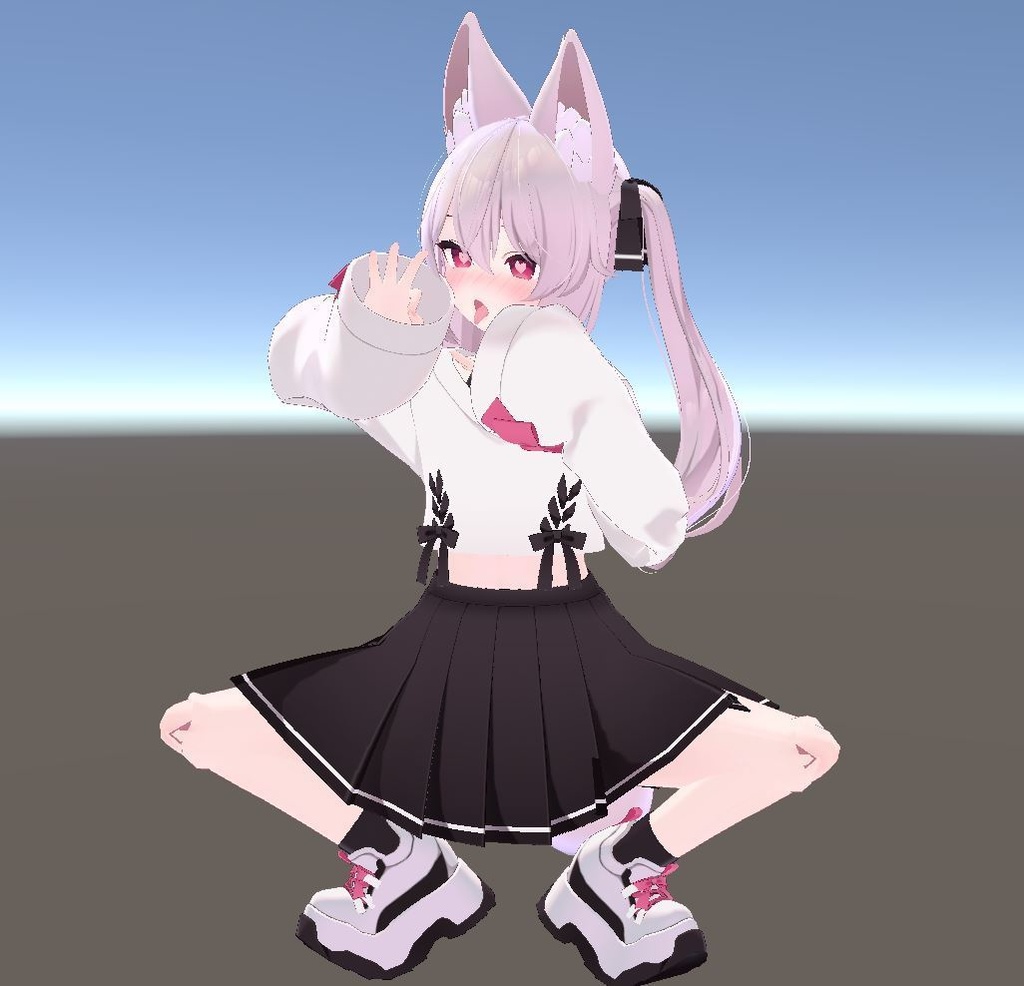 【無料】王道を行く健全エロ蹲踞・フレンドの情緒を破壊するポーズ 「やぁ~い❤ざぁこ❤ざぁこ❤」