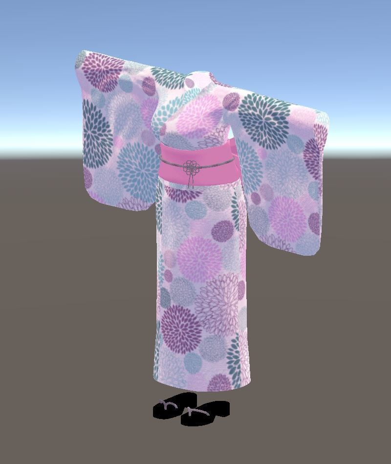 【キュリシアちゃん用衣装】ゆったり浴衣セット(小物類付き) ~ Yukata Set - for Curishia ~