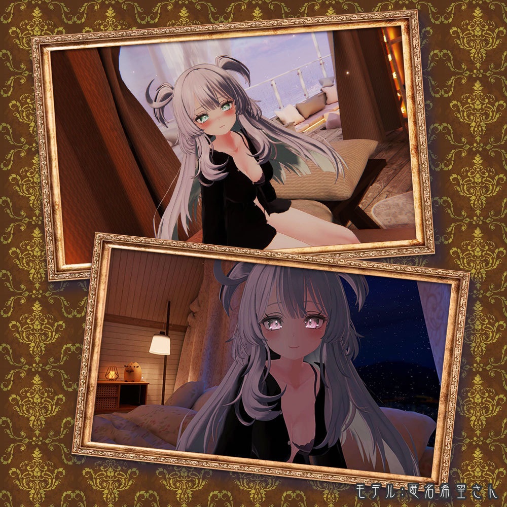 【セレスティア用衣装】寝起きシャツ - Sleepover front-opening shirt -