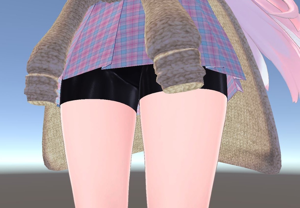 【セレスティア用衣装】直履き専用スパッツ - for selestia -