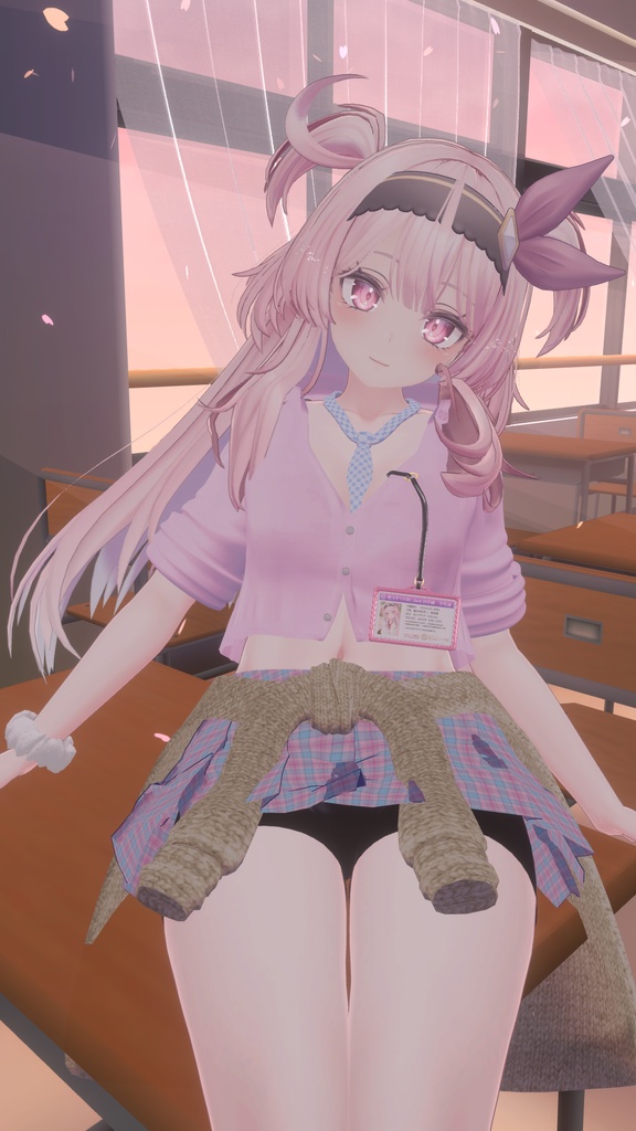 【セレスティア用衣装】直履き専用スパッツ - for selestia -