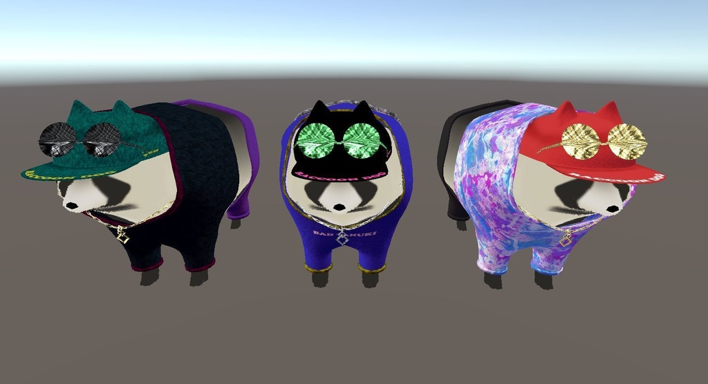 【たぬき専用衣装】ギャングウェア - GANG WEAR - for たぬき