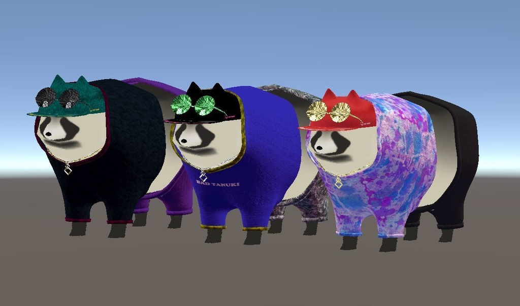 【たぬき専用衣装】ギャングウェア - GANG WEAR - for たぬき