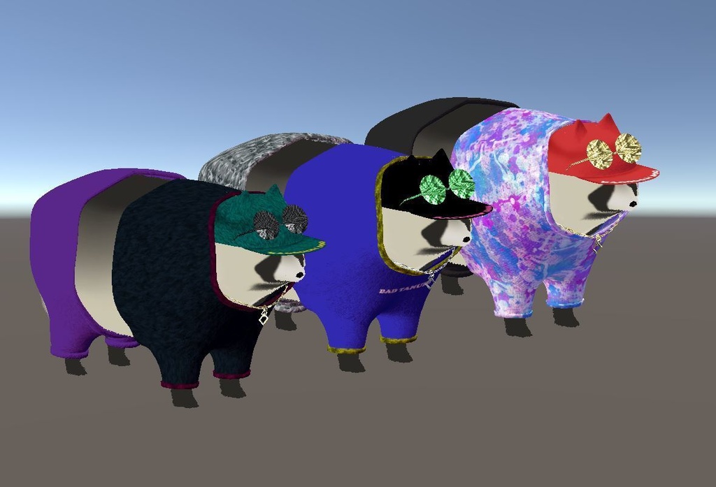 【たぬき専用衣装】ギャングウェア - GANG WEAR - for たぬき